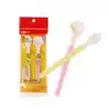 Beichen children's tableware 2-pack baby soft head spoon Newborn feeding soft head spoon Baby spoon DA39