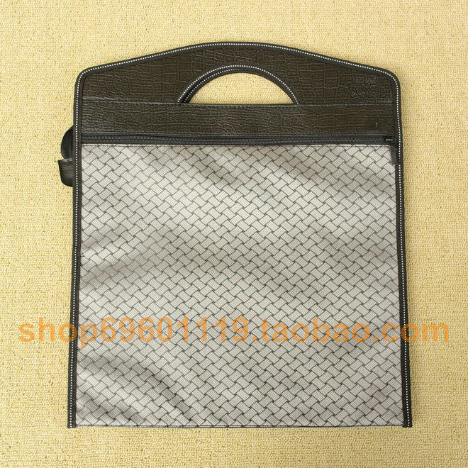 Conference Bag Zipper Affair Bag Advertising Gift Bag Portable Oxford Cloth Bag Documents Kit Cashier Bag Briefcase 