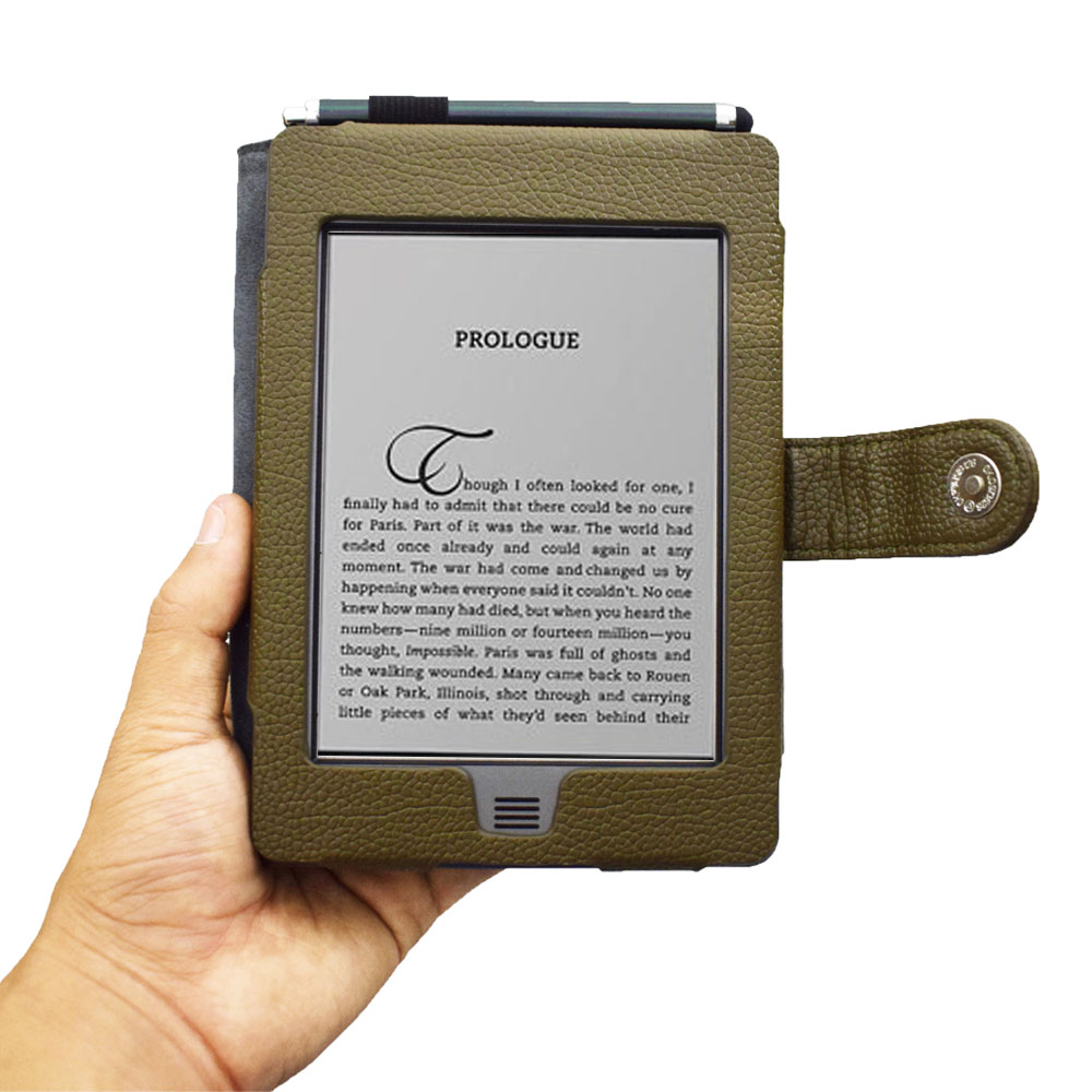 Kindle trường hợp cảm ứng da để bảo vệ các phiên bản cũ của Amazon e-book dành riêng KT bìa mềm vỏ bảo vệ - Phụ kiện sách điện tử ốp lưng ipad 10.2 inch
