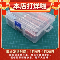 Junshi Junshi mark pen up to pen storage box Tamiya enamel paint seepage liquid up to parts storage box
