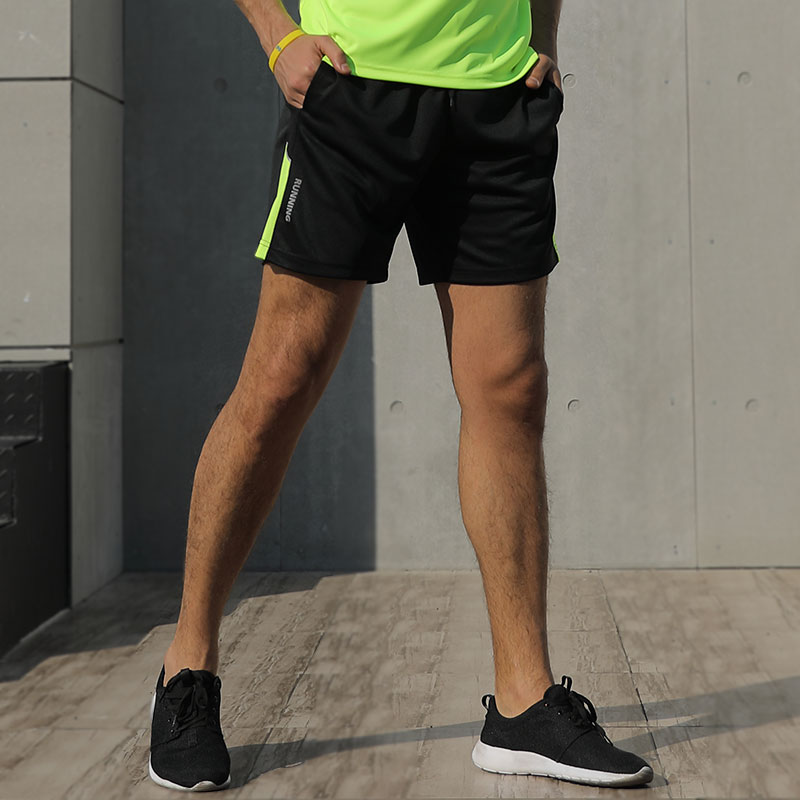 New track and field shorts running pants summer quick-drying fitness pants marathon running training five-point sports pants