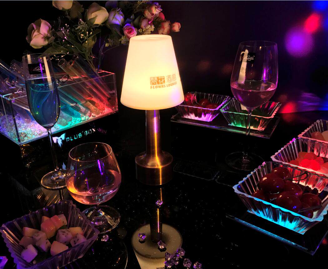 LED Bar Charging Table Lights Creative Table LightLightLightsRestaurant Cafe Decorated Lightlight Service Table Lights