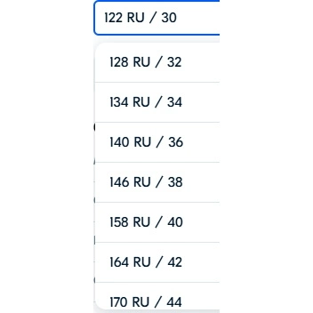 Гимнастический жилет для тренировок, Россия
