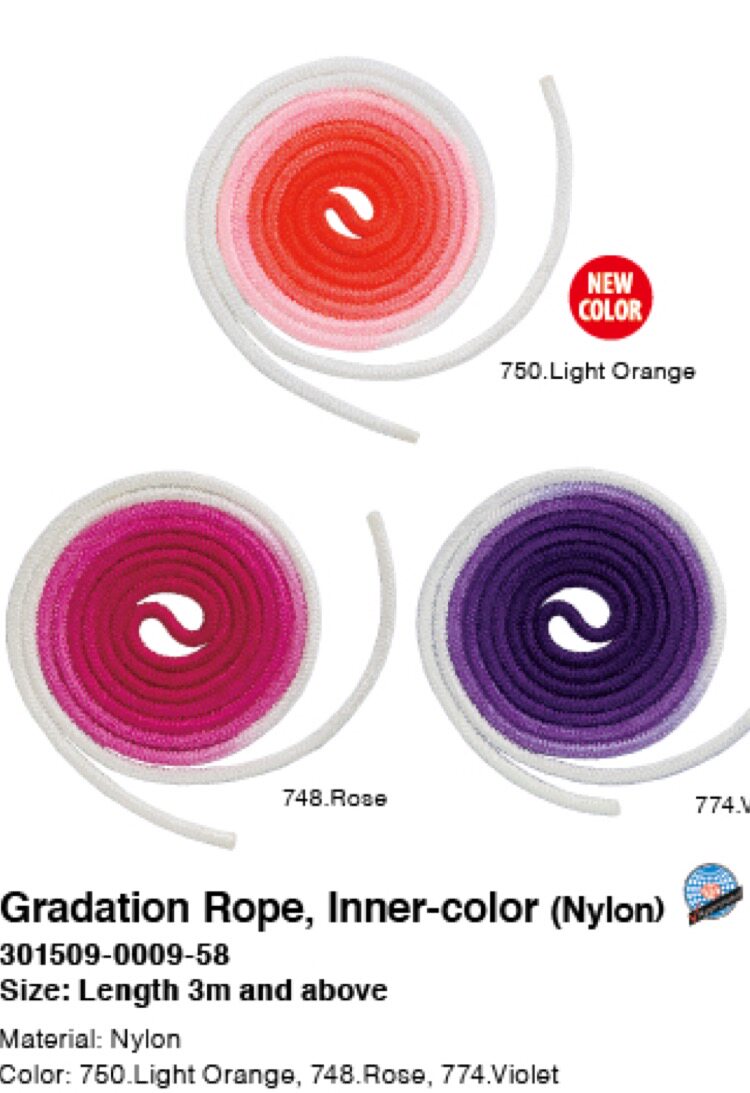 (Leap Art Gymnastics) New Japan chacott Professional Artistic Gymnastics Rope Adult 3m 