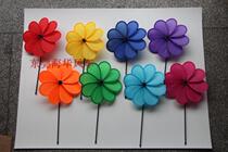 Dongguan Dongcheng Haihua 30cm diameter solid color eight-color windmill monochrome eight-color windmill factory direct sales