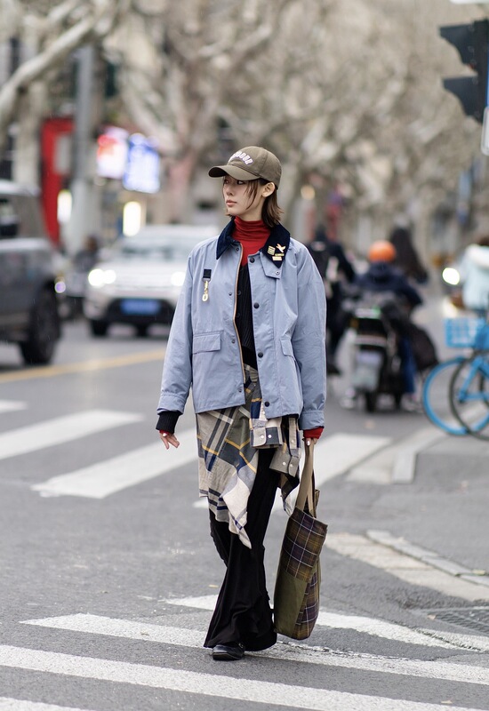 Japanese Style 2026 Autumn and Winter New Model Daiwakami Limited Edition Haze Blue Retro Barn Style Short Fishing Jacket Coat Japanese Style 2026 Autumn and Winter New Model Daiwakami Limited Edition Haze Blue Retro Barn Style Short Fishing Jacket Coat