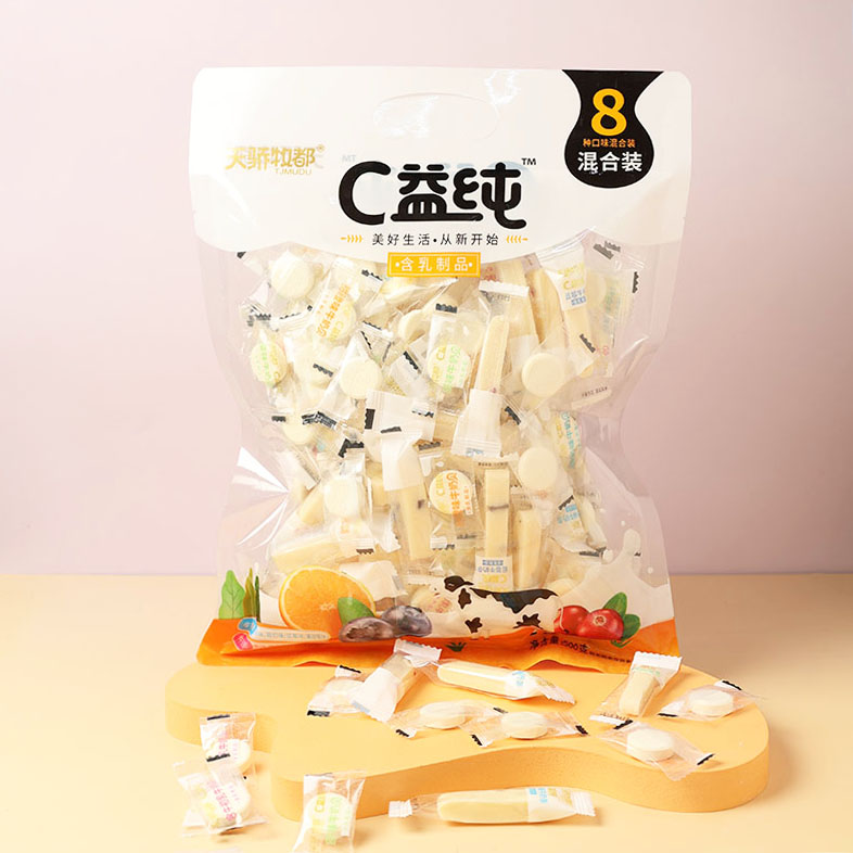 Cheese Milk Flakes Mixed Loaded Nemon Snack specie Snack Milk Crisp Baby Children Snack Milk Strips Ready-to-eat Milk Slices