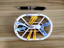 Japanese origin KOKUBO mini portable travel hanger color 8-head clothespin drying hanger to dry underwear socks