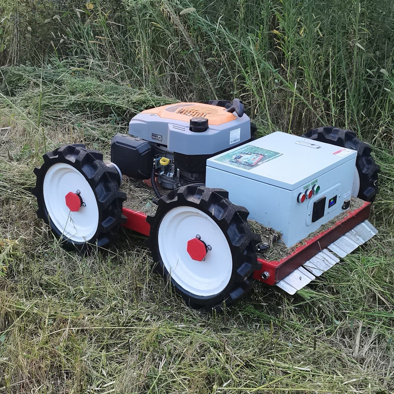 Remote Control Lawn Mower, Four-Wheel Drive Remote Control Lawn Mower Tire Motor Hub Chassis Controller Modification Parts Assembly