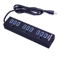 One drag ten hub USB splitter with switch 10 port converter USB1 drag 10HUB 10 Port USB extension