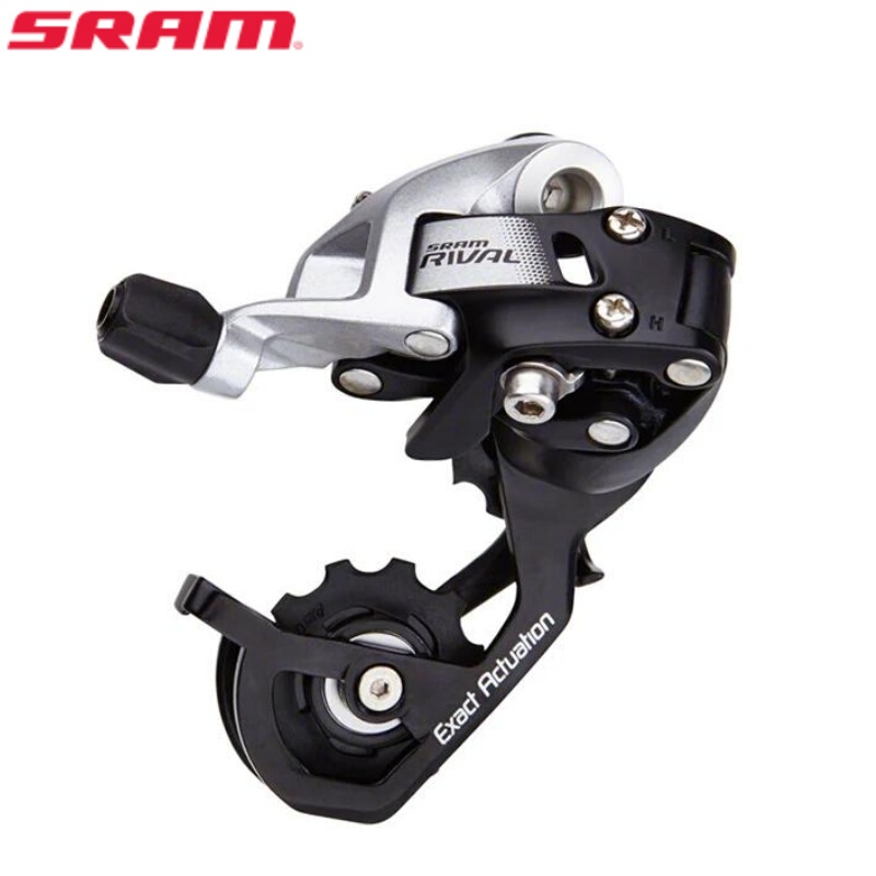 Sram Rival 22-Speed Rear Derailleur for Road Bikes, Mechanical Cable-Pull Rear Shifter, 2*11 Speed Sram Rival 22-Speed Rear Derailleur for Road Bikes, Mechanical Cable-Pull Rear Shifter, 2*11 Speed