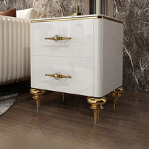 Postmodern light luxury corner with a few drawer marble side side tea table bedside table bedside cabinet