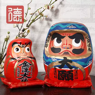 Hand-painted dharma home decoration to the god of wealth to ward off bad luck Japanese sushi food shops opening furnishing articles box resin