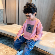 (Broken code clearance) small crooked childrens clothing 2021 autumn new childrens baby clothes long sleeve loose clothes tide tide