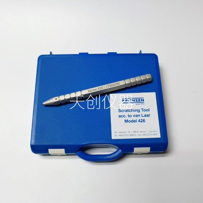 German erichsen426 Scratch tester anti-corrosion coating salt spray resistance test method meter force letter 0 5mm scratch pen
