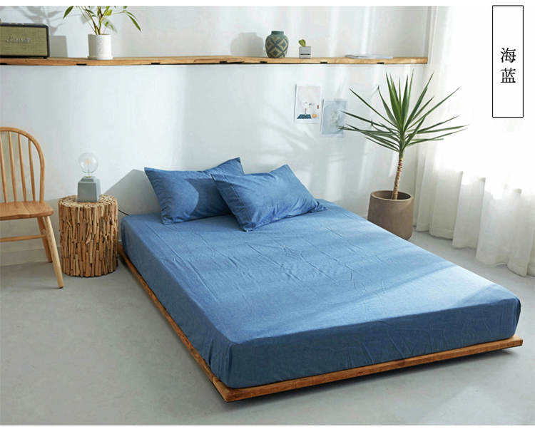 Được trang bị bông bông rửa một mảnh tấm bông Plain Checked 1.5m1.8 mét Simmons nệm bảo vệ - Trang bị Covers Ga chun Everon