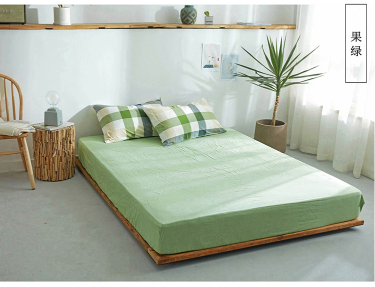 Được trang bị bông bông rửa một mảnh tấm bông Plain Checked 1.5m1.8 mét Simmons nệm bảo vệ - Trang bị Covers Ga chun Everon