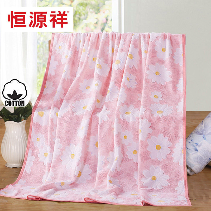 Hengyuanxiang cotton warp knit thick towel quilt cotton single double summer air conditioning blanket mat blanket children