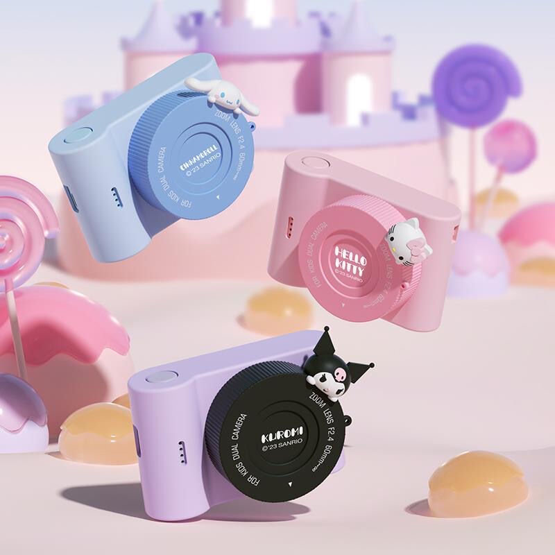 Sanrio Kuromi Cinnamon Dog Children's Camera Wifi Touch Screen Hd Boys and Girls Toy Children's Day Gift