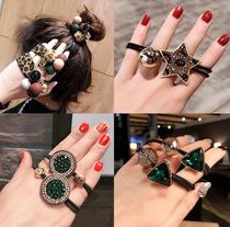 Head rope female Net red ins rubber band tie hair rope high elastic Hairband Korean less holster Korean version of female female