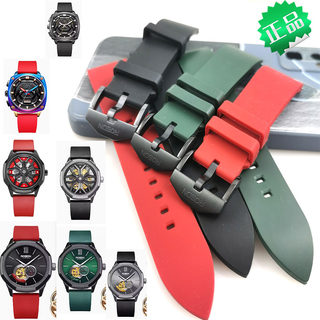 原厂正品手表带劳士顿无畏系列酷炫士钢带3288硅胶红色2189 2188