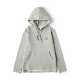 Áo len cashmere trùm đầu UAZC 18FW Milan 2018 mùa đông mới cộng với đầu nhung màu sắc rắn rỏi nam nữ dày áo len