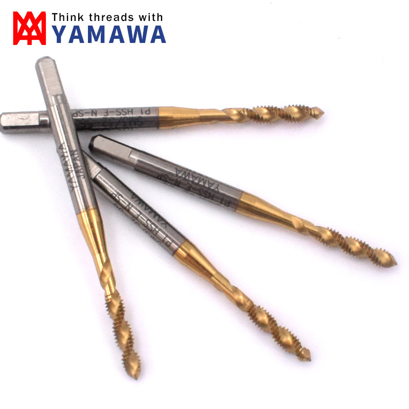 Japan imports YAMAWA plated titanium needle caravan extrusion screw tapping SM9 64-40 11 64-40 stainless steel use