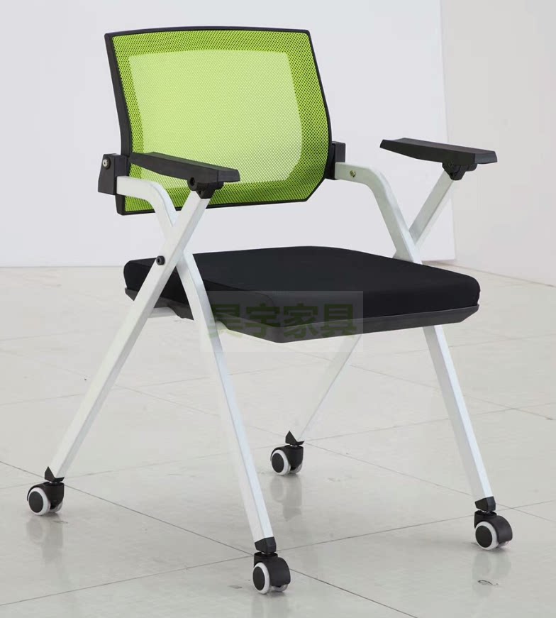 Pulley conference chair folding training chair with table board mobile office chair table and chair integrated chair writing board teaching table and chair