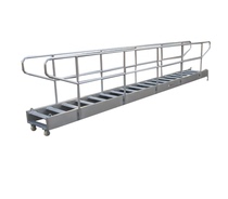 Create nameplate aluminum alloy boarding ladder gangway Wharf ladder