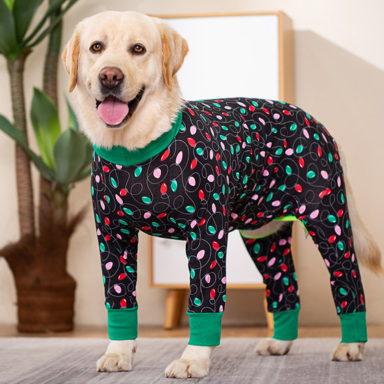 Big Dog Clothes Thin Anti-shedding Golden Retriever Labrador Medium and Large Dog Pet All-inclusive Joint Protection Four-legged Clothes