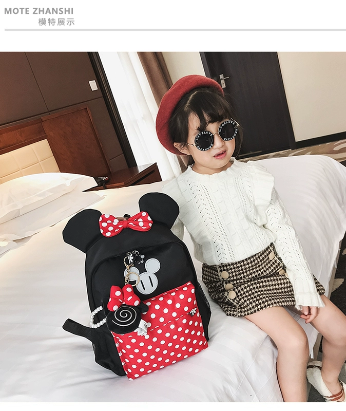 Ba lô Mickey Minnie dễ thương cho trẻ em Ba lô thời trang Nam nữ nhẹ nhàng đi du lịch ba lô - Túi bé / Ba lô / Hành lý