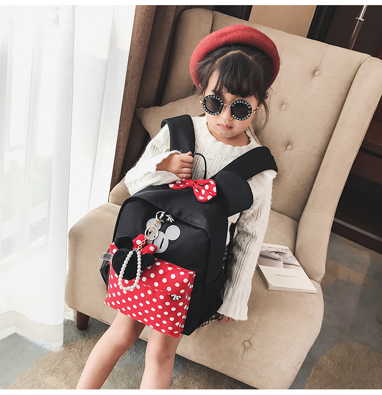 Ba lô Mickey Minnie dễ thương cho trẻ em Ba lô thời trang Nam nữ nhẹ nhàng đi du lịch ba lô - Túi bé / Ba lô / Hành lý túi xách trẻ em
