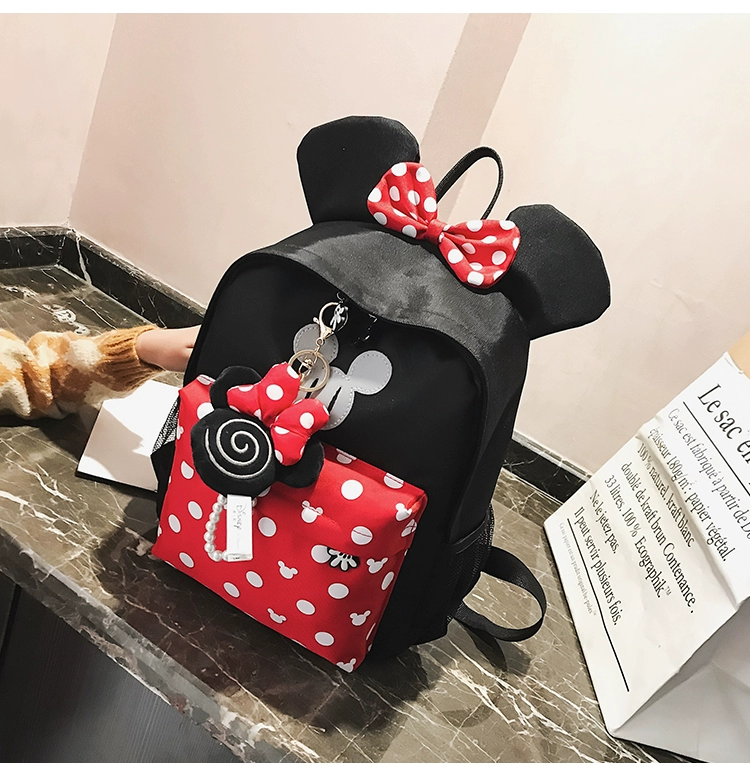 Ba lô Mickey Minnie dễ thương cho trẻ em Ba lô thời trang Nam nữ nhẹ nhàng đi du lịch ba lô - Túi bé / Ba lô / Hành lý