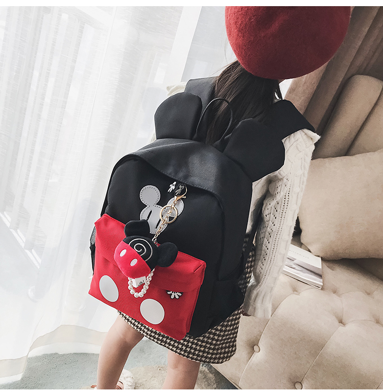 Ba lô Mickey Minnie dễ thương cho trẻ em Ba lô thời trang Nam nữ nhẹ nhàng đi du lịch ba lô - Túi bé / Ba lô / Hành lý túi xách trẻ em