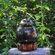 Yellow Caishen deity · Golden Treasure Bottle