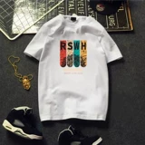 Футболка в стиле хип-хоп, короткий рукав, в американском стиле, оверсайз, большой размер