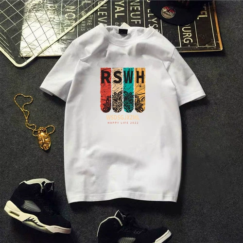 Футболка в стиле хип-хоп, короткий рукав, в американском стиле, оверсайз, большой размер