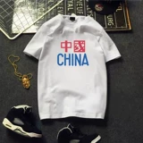 Футболка в стиле хип-хоп, короткий рукав, в американском стиле, оверсайз, большой размер