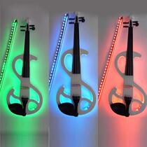 Beginners Electronic Electroacoustic Real Raccoon Stage Violin Luminous Props Wedding Stage Performance Crystal Clear