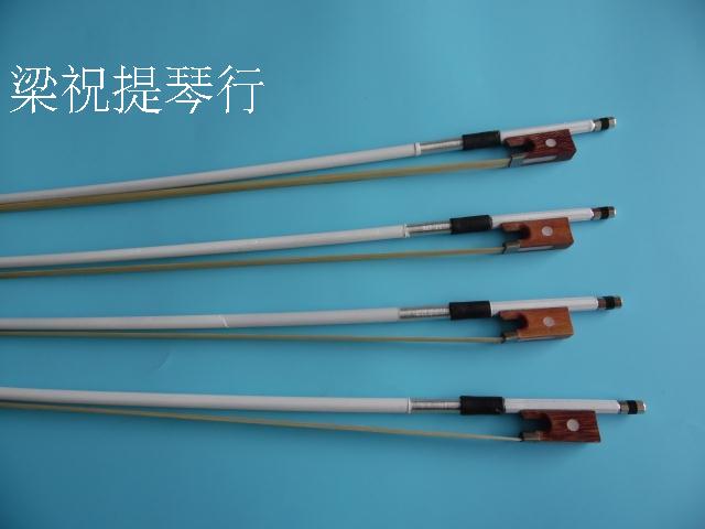 Cen bow white violinist bow Brazilian wood colorful violinist bow pole celebration performance special bow pole lyre pole