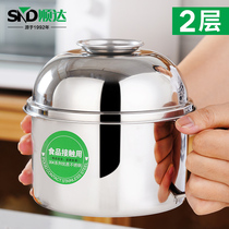 Shunda 304 stainless steel lunch box pupils kuai can bei covered fan gang workers pao mian wan childrens lunch box