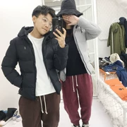 NR tủ quần áo mùa đông đơn giản ấm áp quần áo cotton nam dịch vụ bánh mì les đẹp trai T phiên bản nhỏ kích thước nhỏ vài mẫu áo bông