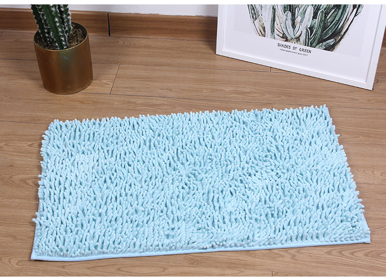 Chenille thấm thảm vào cửa mat nhà bếp phòng tắm cửa lối vào phòng tắm nhà chân mat chống trượt mat thảm ghép