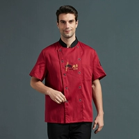 Кухня с короткими рукавами jujube красный