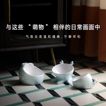 2020wuli mile new cat bowl dog bowl rabbit bowl small pet animal series theme bowl food bowl water bowl food bowl