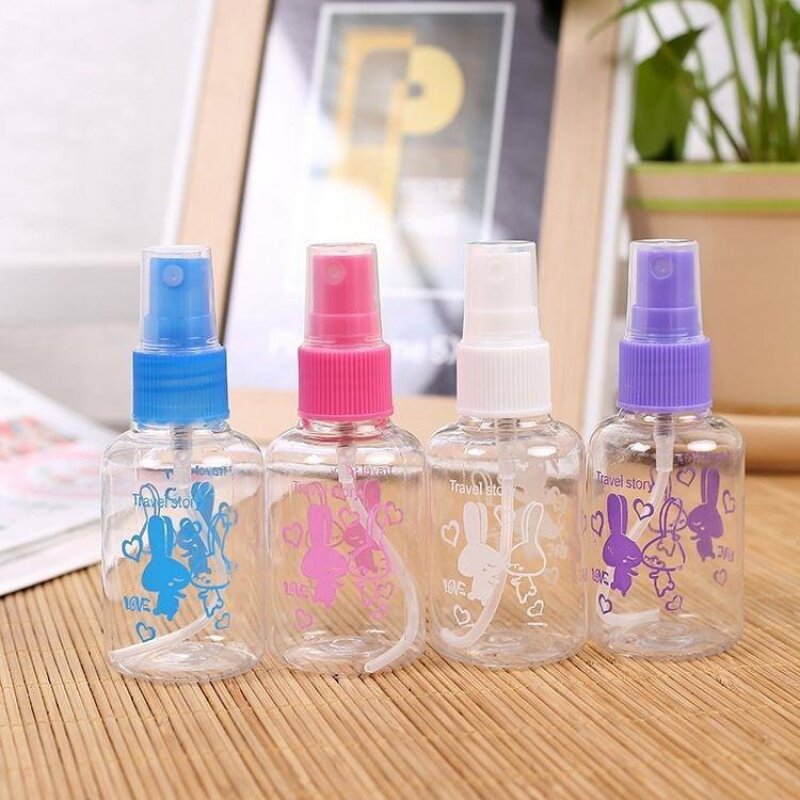 Printed Spray Bottle Cosmetics Split Bottle Lotion Small Spray Pot Makeup Bottle Fine Mist Spray Bottle Travel Moisturizing Spray Bottle