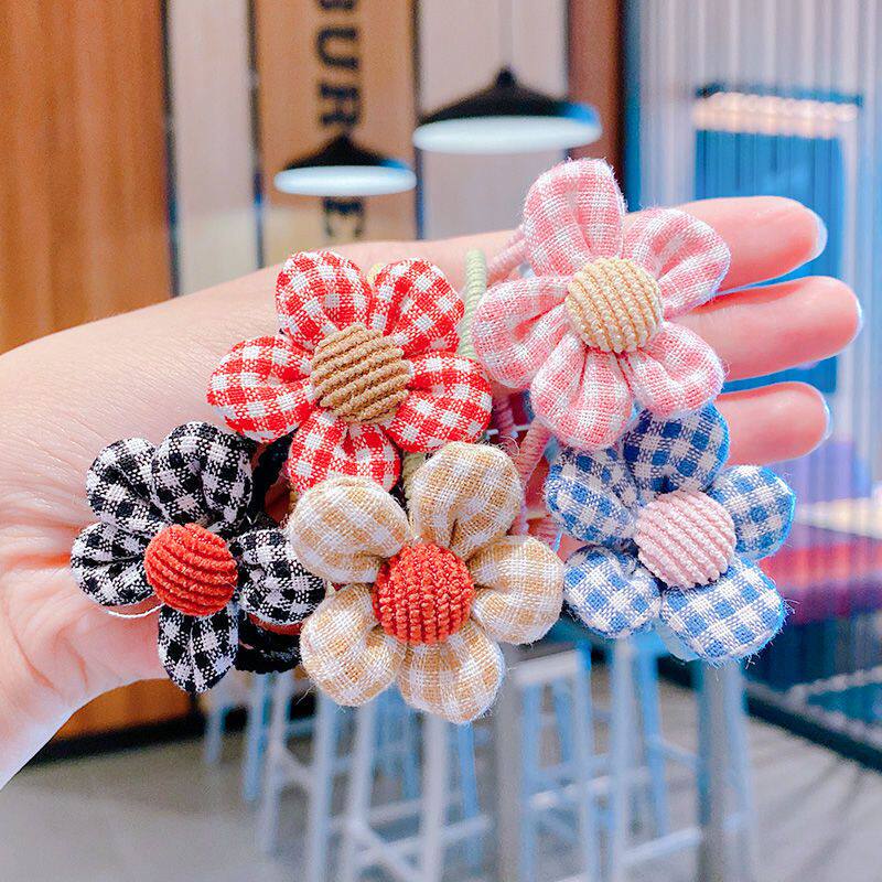 Children's flower boules The cuddly princess doesn't hurt to send a dabbing girl hair ring a little baby hair adorned