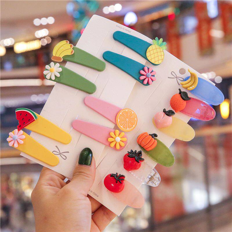 Young girls hair clip Liu sea sand fruit card issuance BB clamp red and tasty hair hair decorative clothing clip