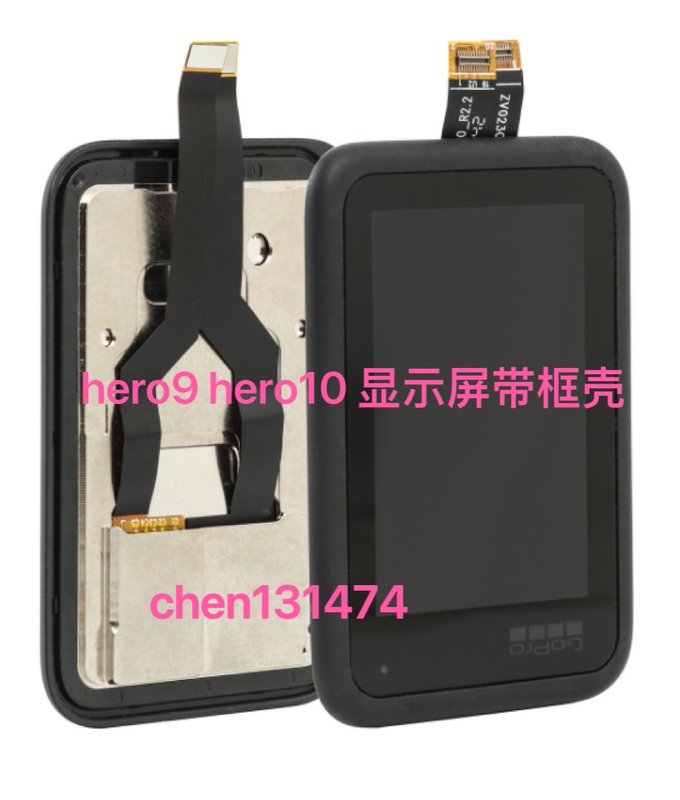 Gopro Hero9 Hero10 Display Screen Hero11 Lcd Broken Screen Cracked Screen with Frame Case