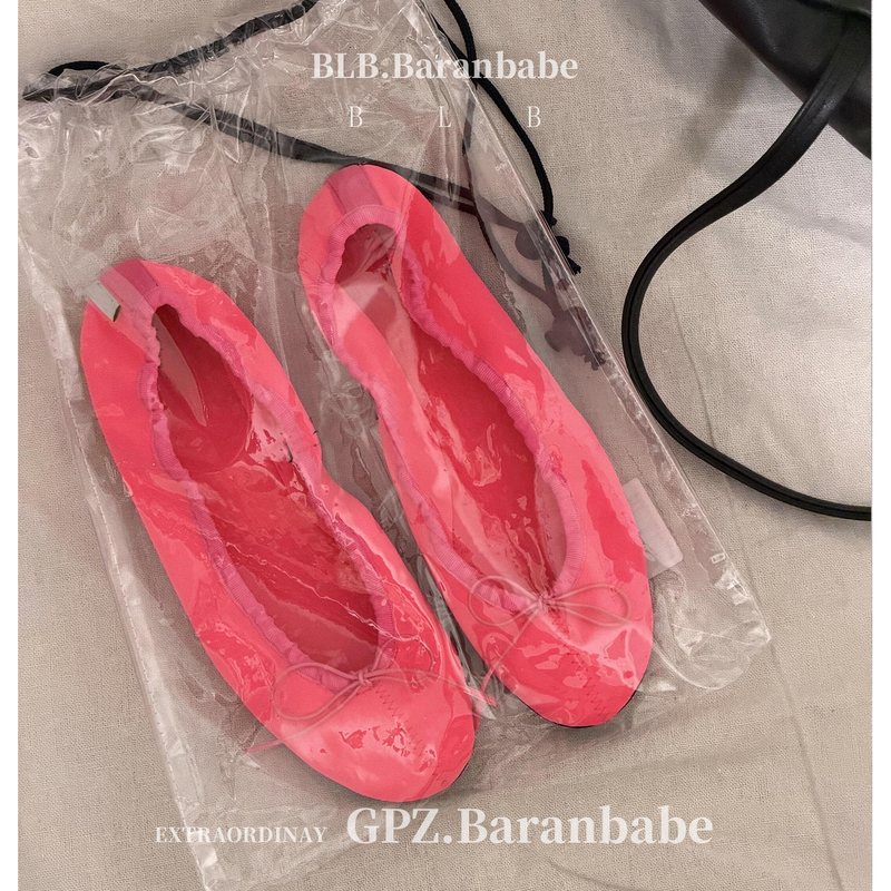 Balambai~1Cm French-Style Round-Toe Versatile Ballet Shoes for Women 2026 New Slip-On Flat Shoes